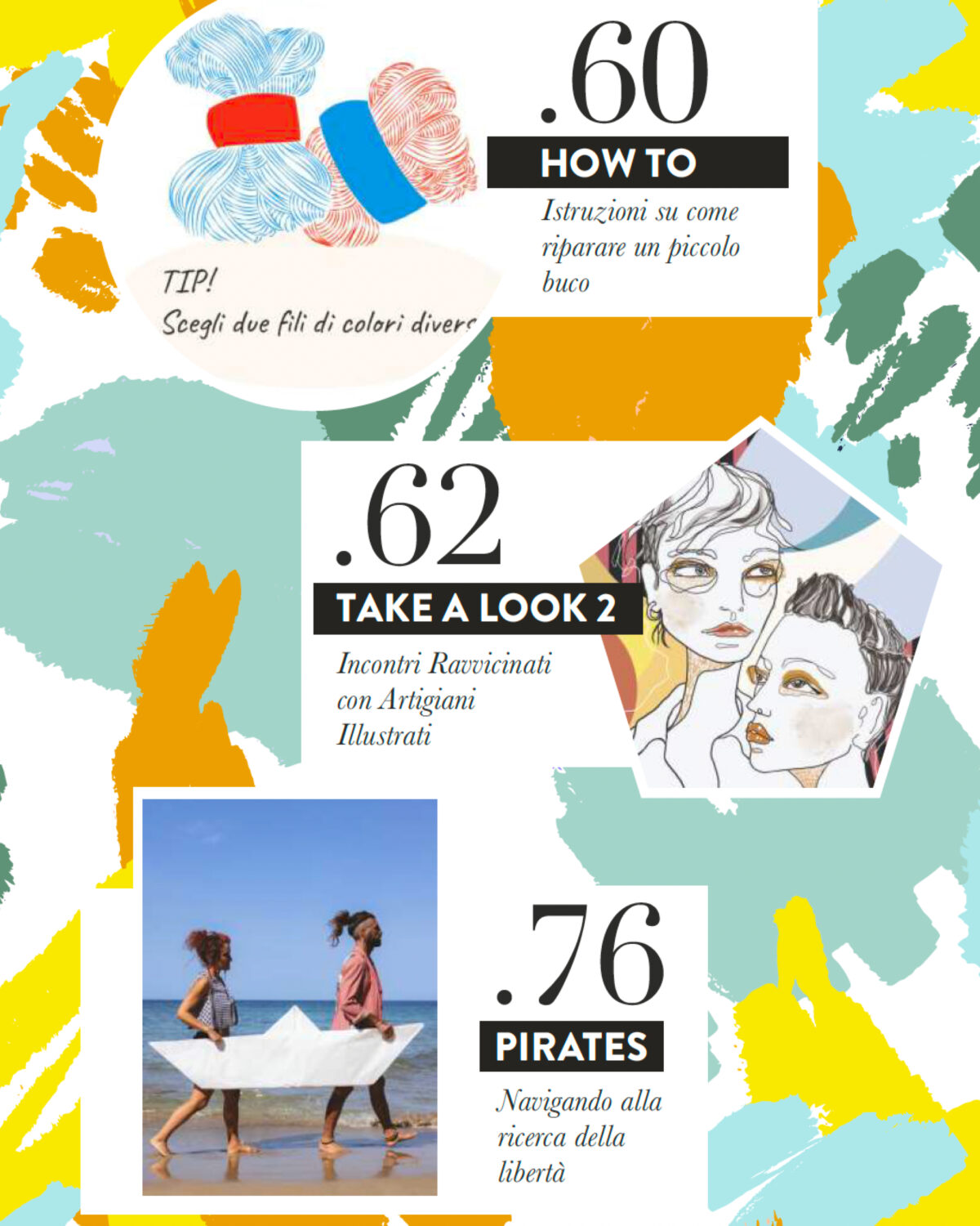 WEAVE MAGAZINE rivista indipendente illustrazioni di Manuela Segimiro