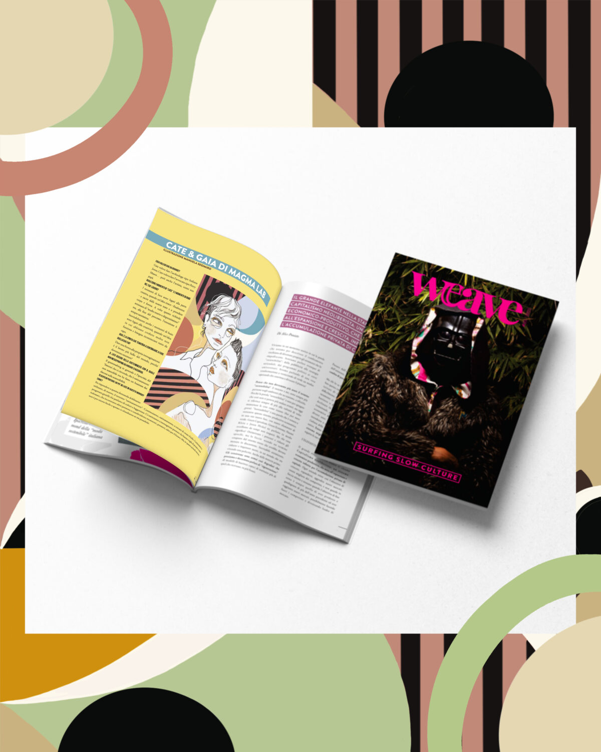 WEAVE MAGAZINE rivista indipendente illustrazioni di Manuela Segimiro