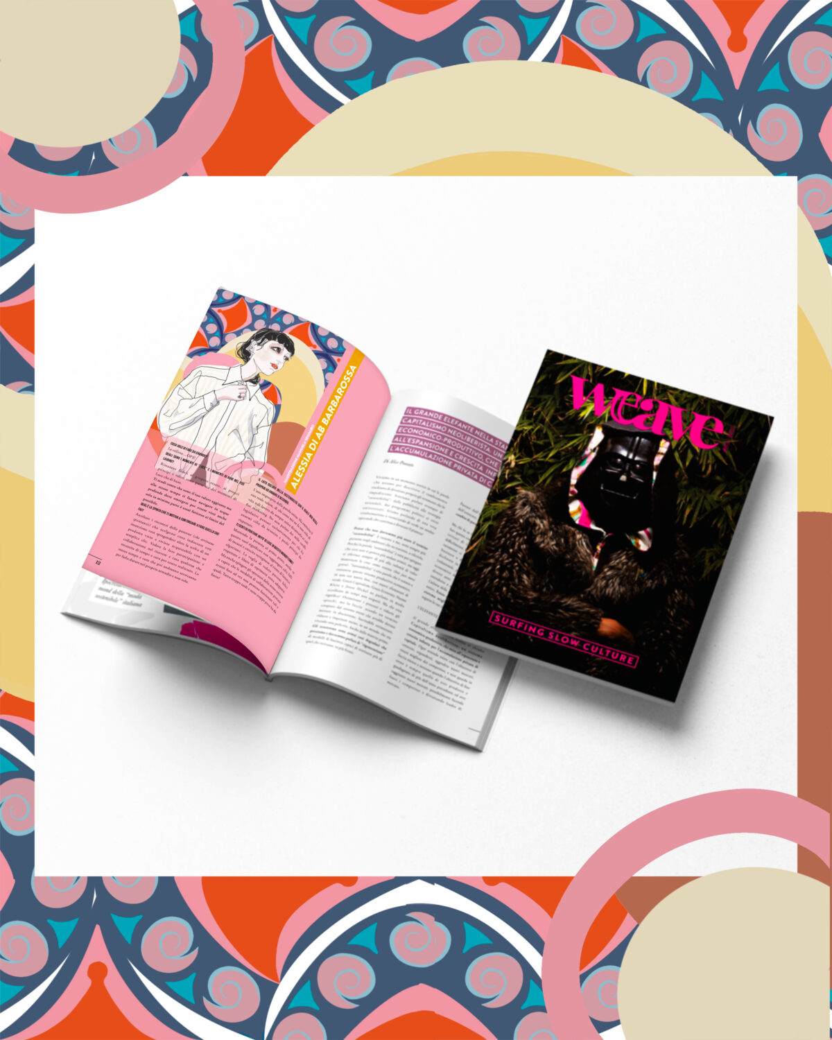 WEAVE MAGAZINE rivista indipendente illustrazioni di Manuela Segimiro