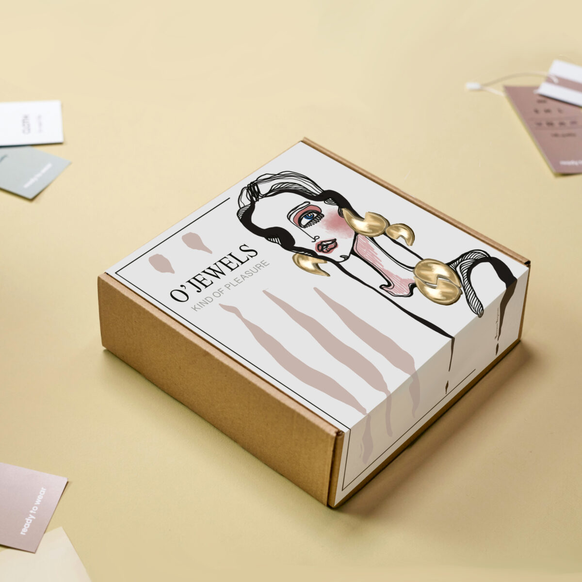 Commissioni illustrate - box personalizzati -packaging design