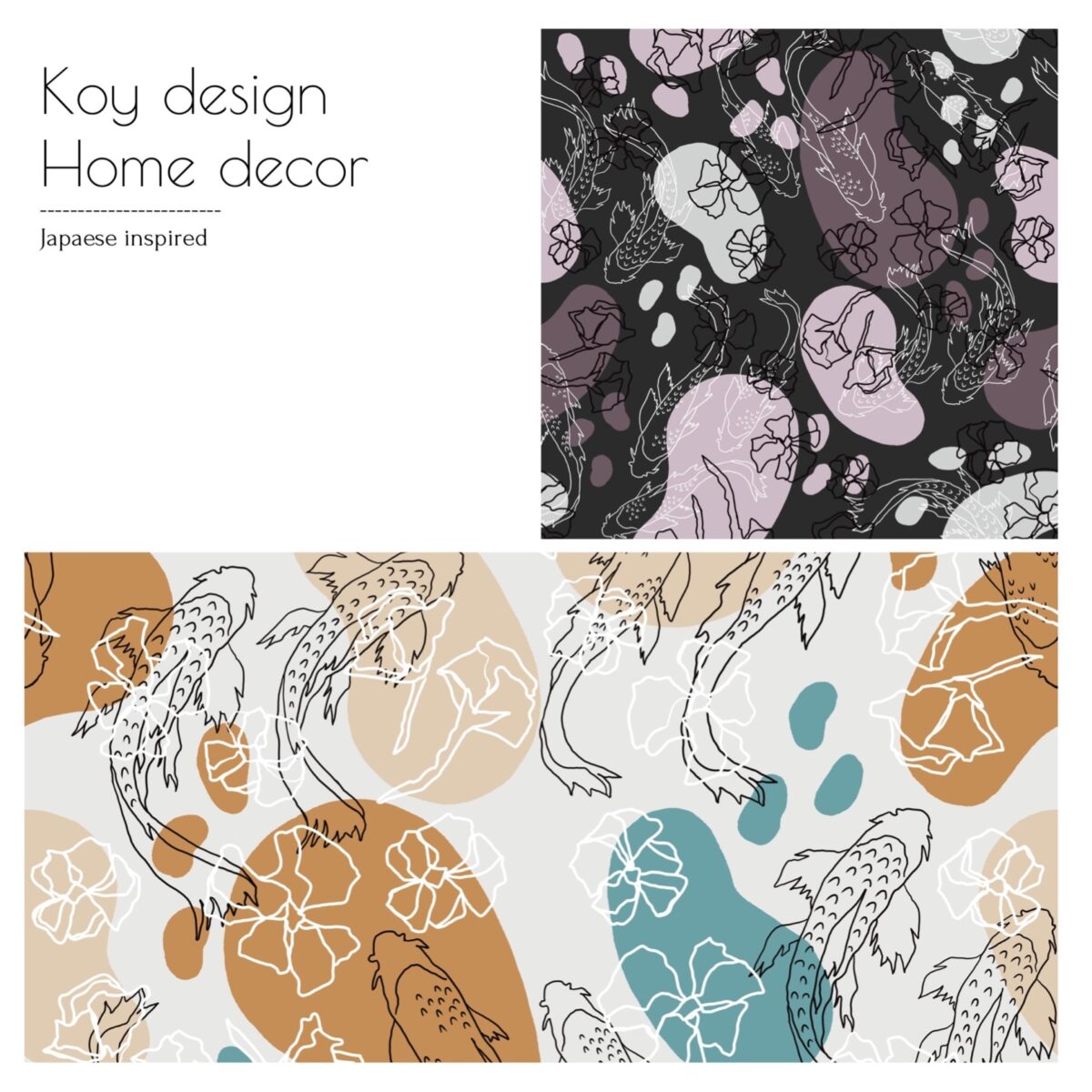 Pattern design - Koi Wallpaper